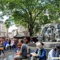 Charles Buls fountain in Grasmarkt
